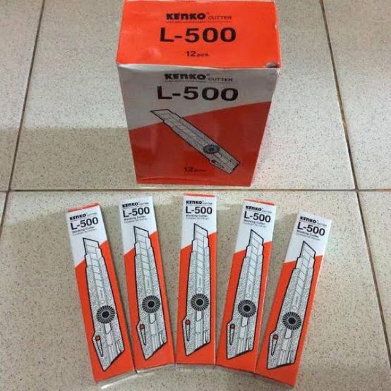 

cutter L500 kenko 1box isi 12pcs