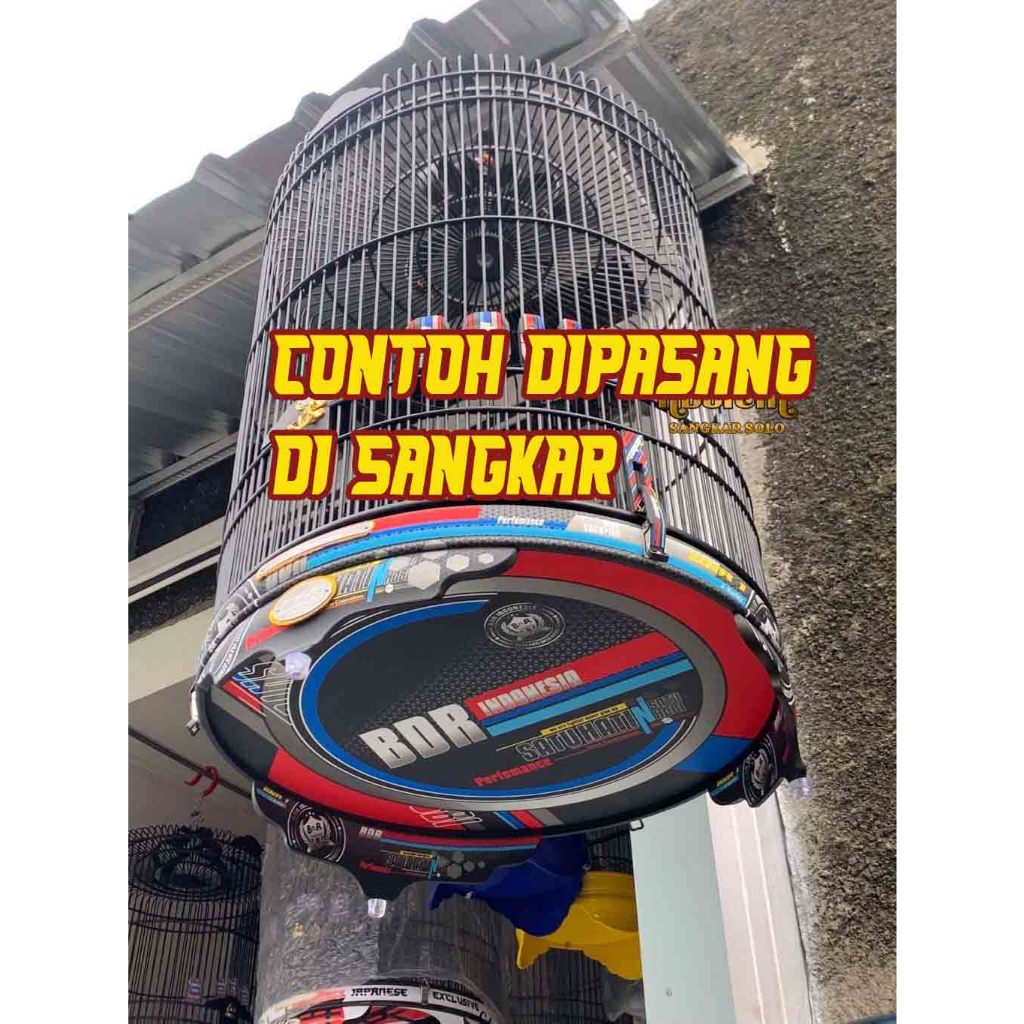 STIKER DECAL SANGKAR NURAI BNR MOTIF BDR TERBARU SETIKER MURAI STIKER DECAL TEBOK MURAI BNR