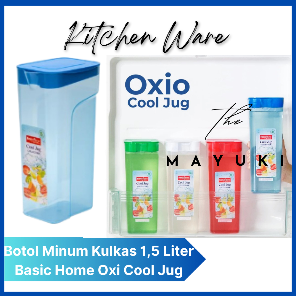 Basic Home Oxio Cool Jug 1,5 Liter Air Botol Minum Kulkas