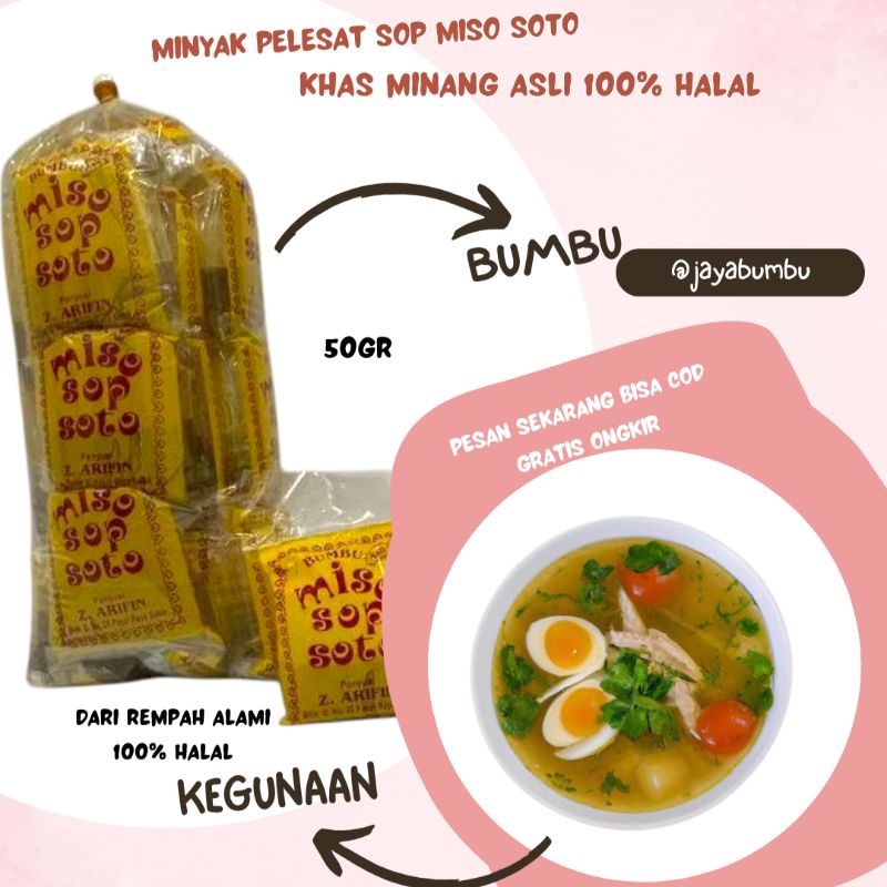 

JAYABUMBU - Bumbu Minyak Pemasak Soto/Sop/Miso Padang No.1