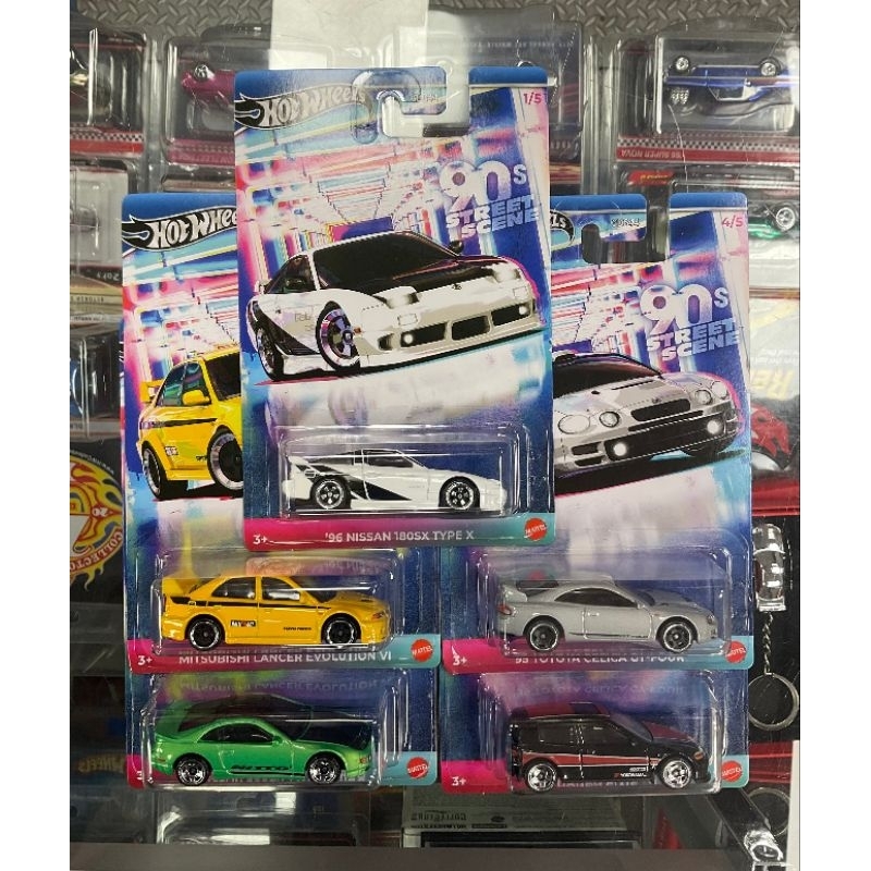 Hot Wheels 90s Street Scene | Hotwheels Lancer Evolution | Hotwheels Civic EG | Hotwheels Nissan 180
