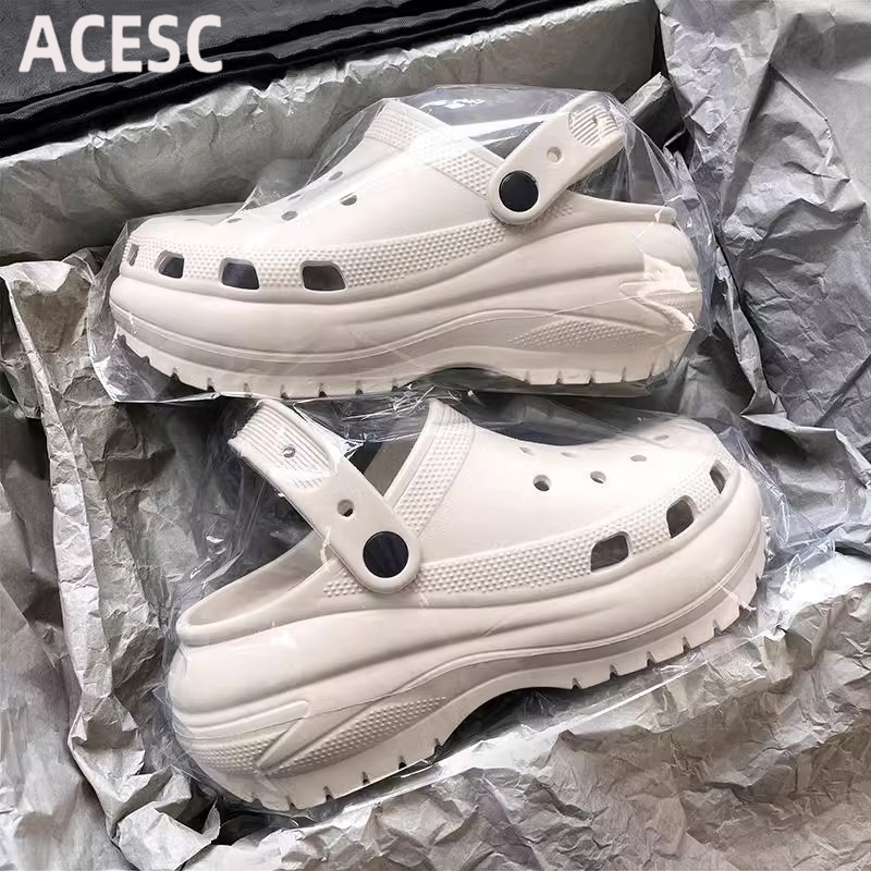 Acesc Sandal Kodok Wanita Kekinian Sandal Jelly Wanita Selop Sandal Baim Sandal Wedges Platform