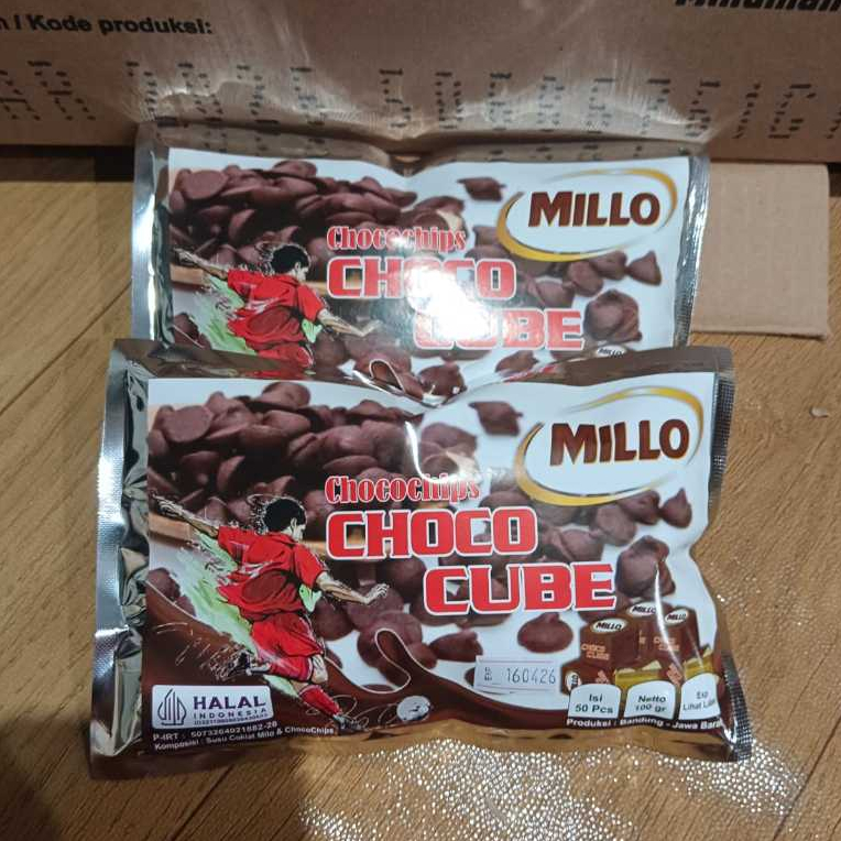 

Millo Cube Lokal Chocochips 2 Pack (Per Pack Isi 50 Cube)