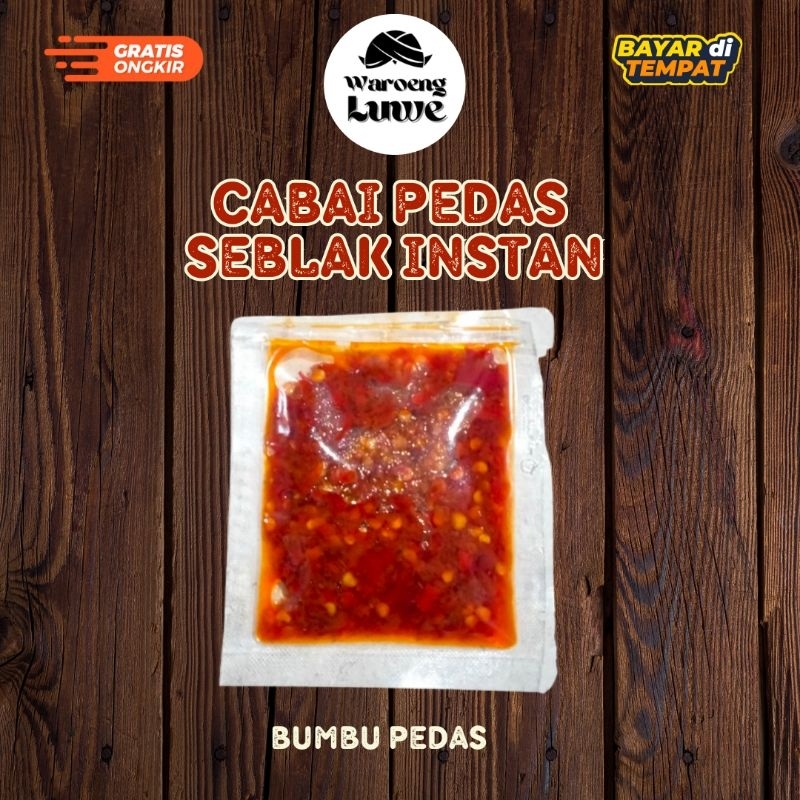 

Bumbu Pedas untuk Seblak 30 gram