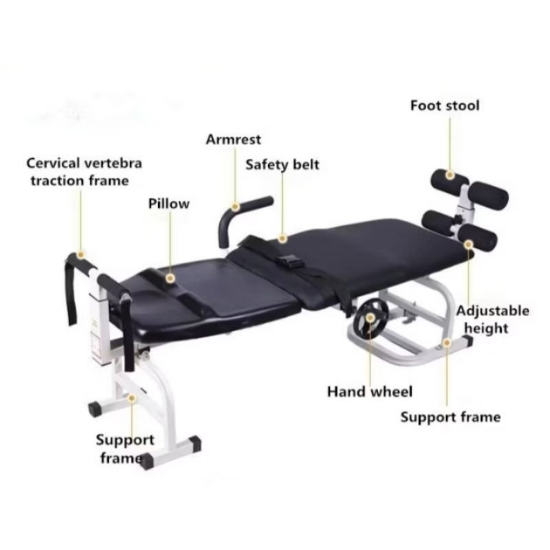 KASUR TRAKSI PEREGANAN ORTOPEDI, TRACTION BED ORTHOPEDIC + BODY STRAP
