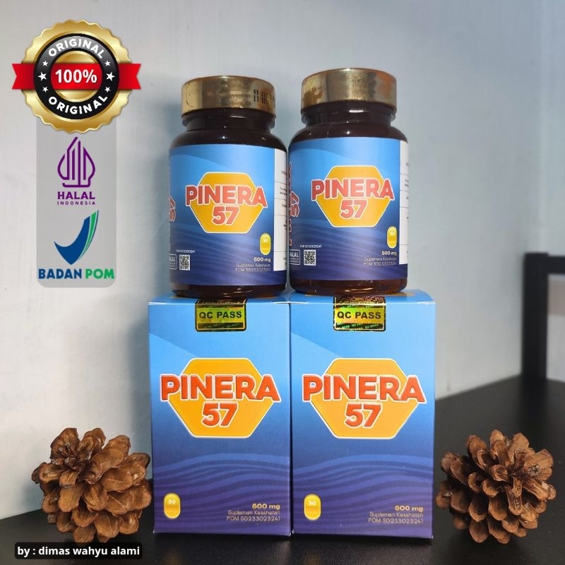(PROMO 2 BOTOL) PINERA 57 ORIGINAL PINUS MERAH KOREA