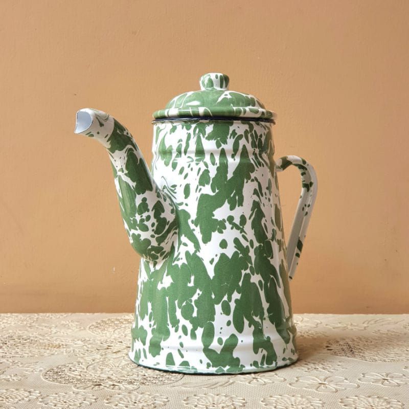 Teko Eskan Mug Blirik TIMBANGAN/Teko Mug Hijau/Teko Jadul