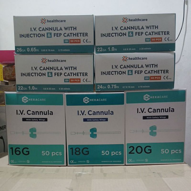 iv cannula hexacare