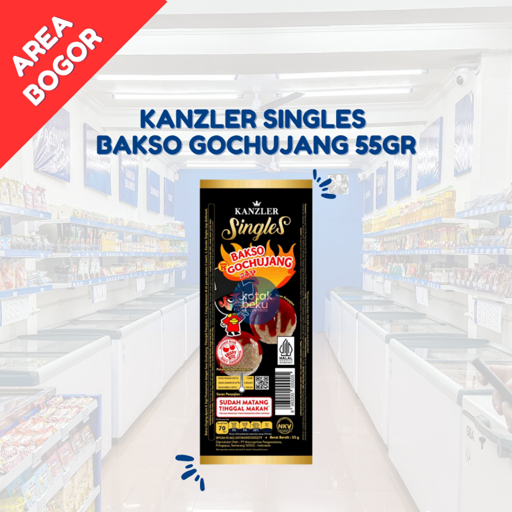 

KANZLER SINGLES BAKSO GOCHUJANG 55GR