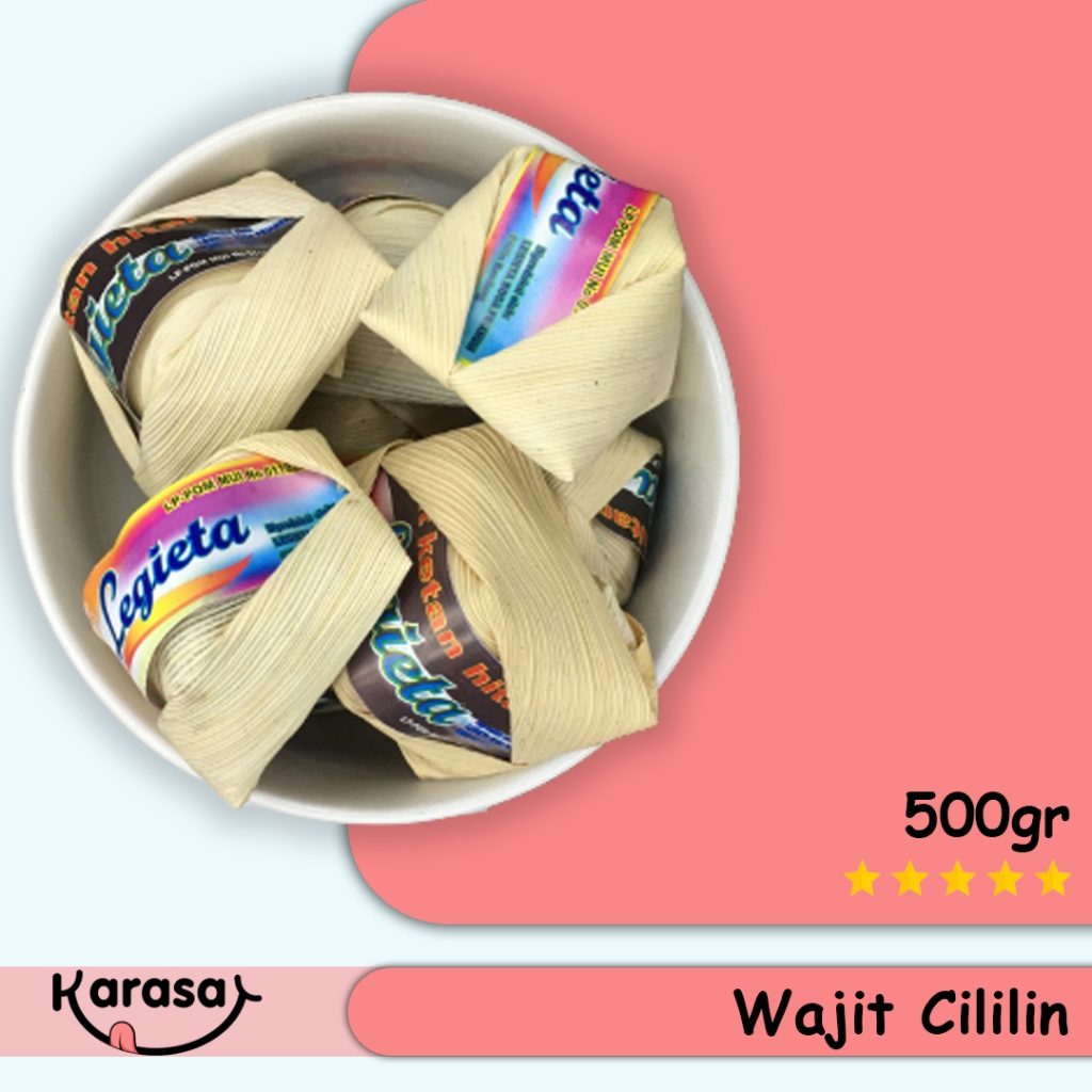 

Wajit Cililin 500gr - Wajit Manis Legit Khas Cililin - Karasa