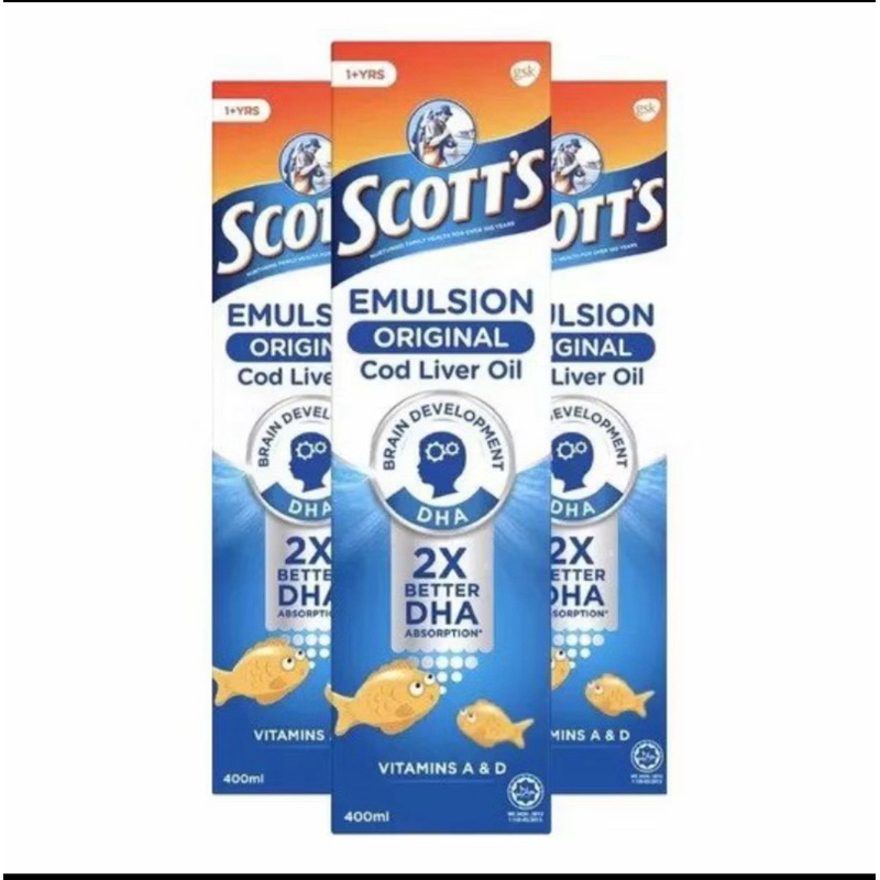 Scott’s emulsion Ori singapore / Ready stock