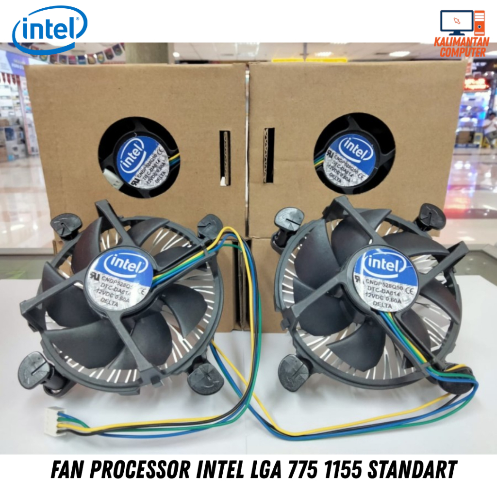 Intel LGA 775/1155 Fan CPU Heatsink Kipas Pendingin Prosesor