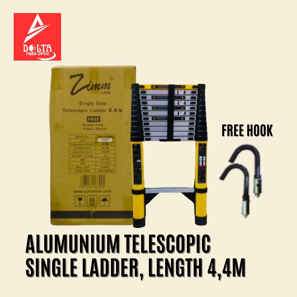 TANGGA TELESCOPIC ZIMMLINK - ALUMINIUM TELESCOPIC