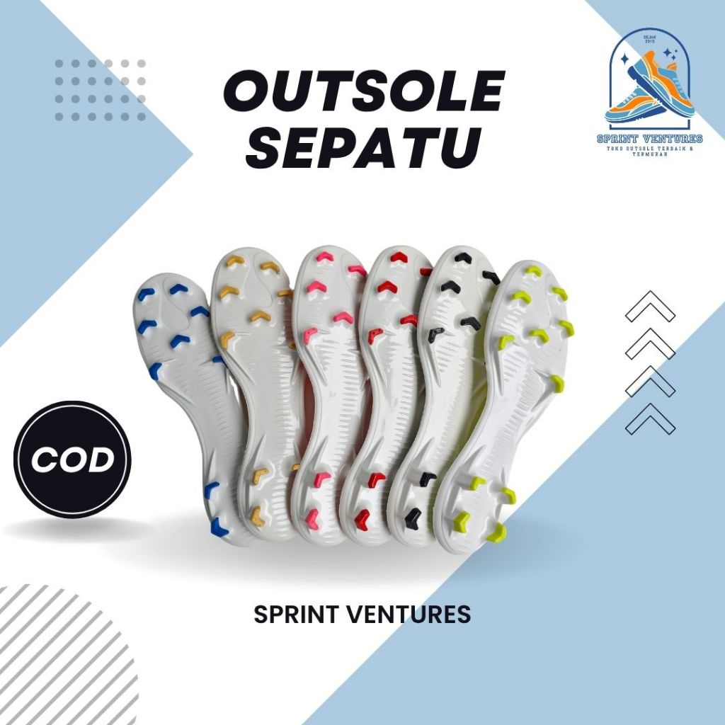 [COD] Outsole Sepatu Bola Model Mercurial Vapor - Outsole Sepatu Bola Universal - Bawahan Sepatu Bol