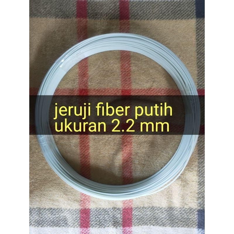 JERUJI FIBER SANGKAR BURUNG LAYANGAN PUTIH SUSU 2,2MM