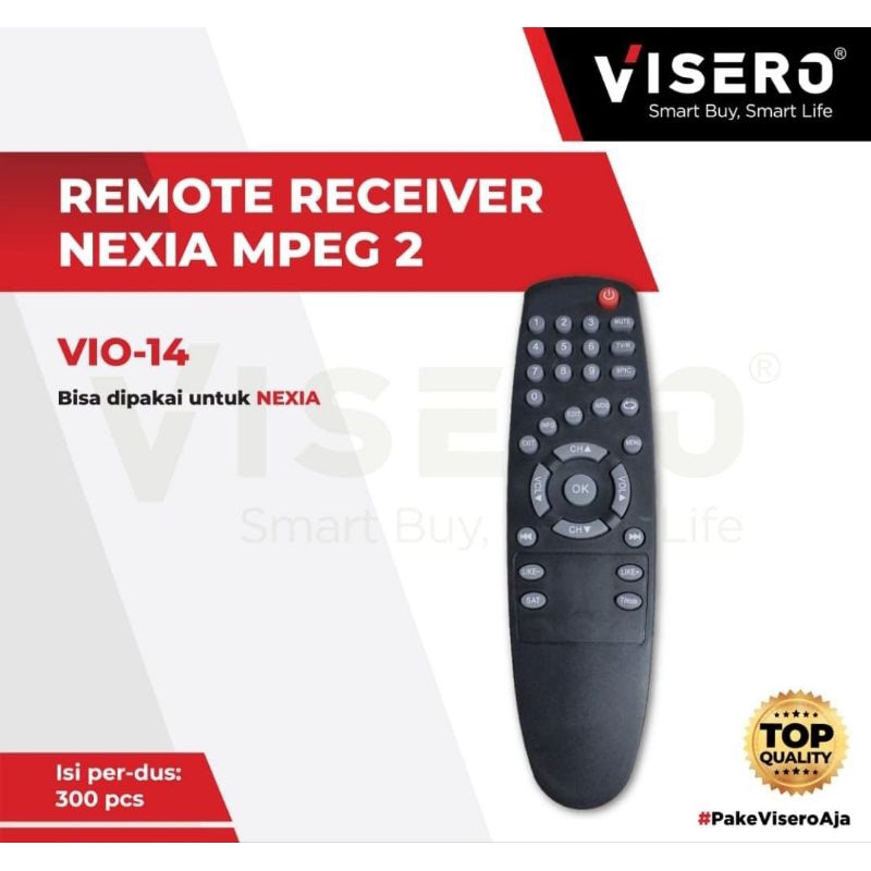 Remote Visero VIO 14 Receiver Matrix NEXIA MPEG 2 K Vision Gardiner Optus LG Sat mpeg2 HD/Remot Digi