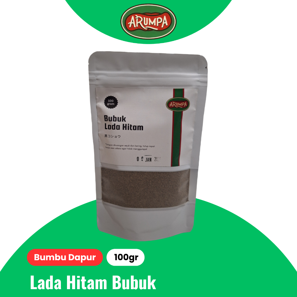 

Lada Hitam Merica Bubuk / Black Pepper Powder Premium Quality Bumbu Dapur Ladaku