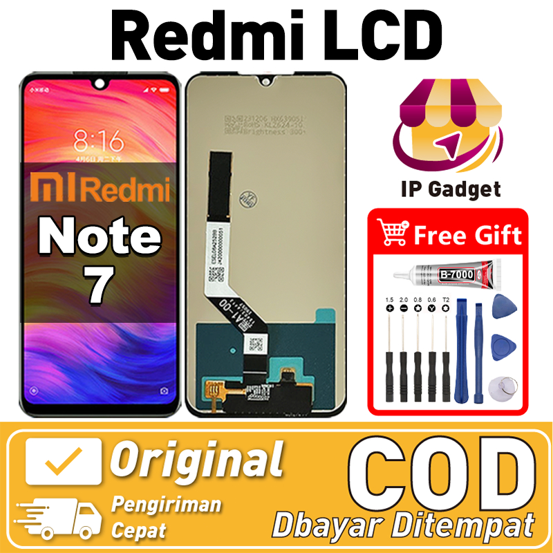 LCD Redmi Note 7 Original fullset ori asli Layar hp touchscreen Sentuh Versi Tinggi COD