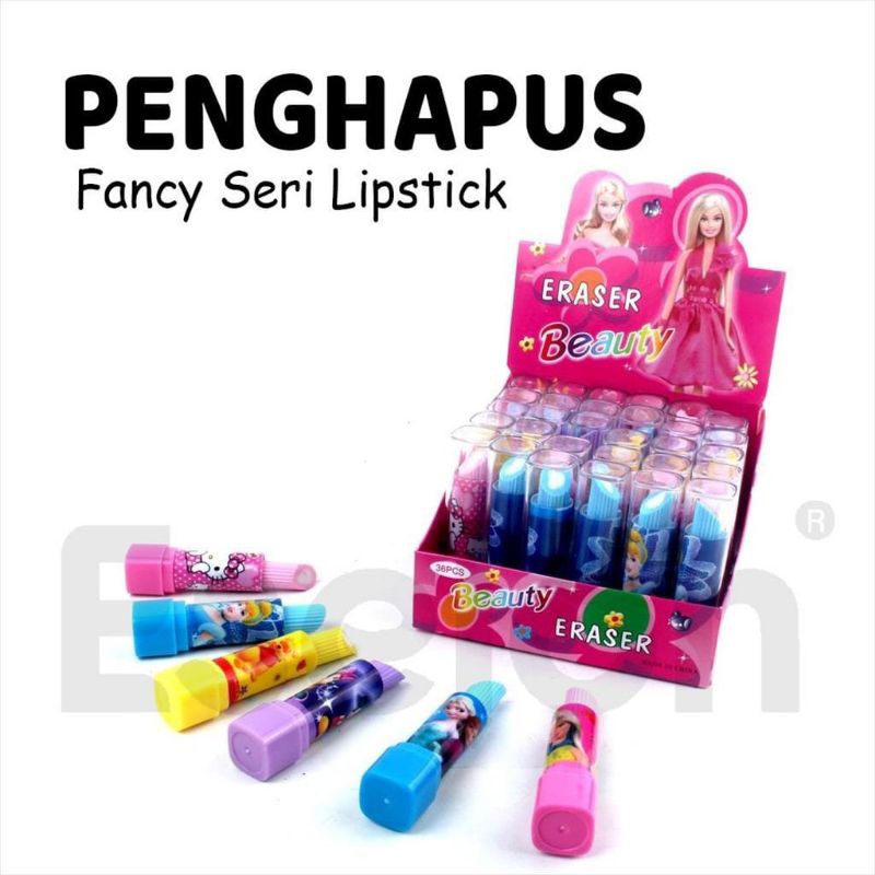 

penghapus lipstik/ penghapus anak karakter / peralatan sekolah anak/ alat gosok pensil /hapus anak
