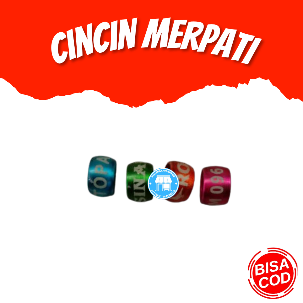 CINCIN MERPATI 1 Biji Ring Merpati Tanda Pengenal Burung Merpati Merpati Balap