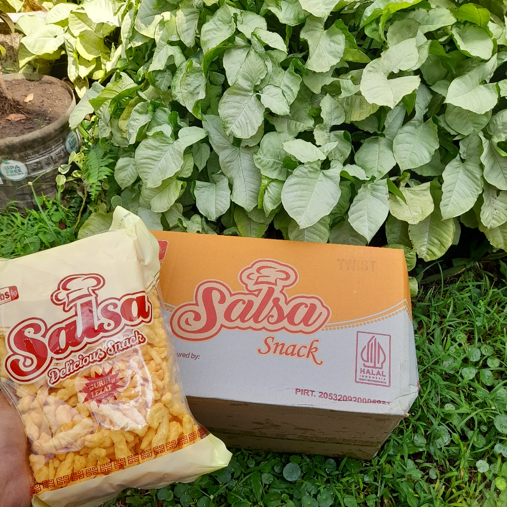 

SALSA SNACK MILENIAL 250gr / Snack Renyah Gurih Camilan Enak Snack Ringan Murah Stok Terbaru