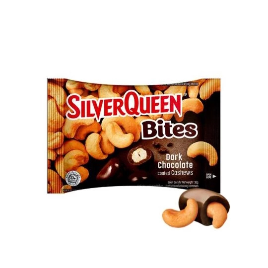 

Silverqueen Bites Cokelat Dark Chocolate 30 gr