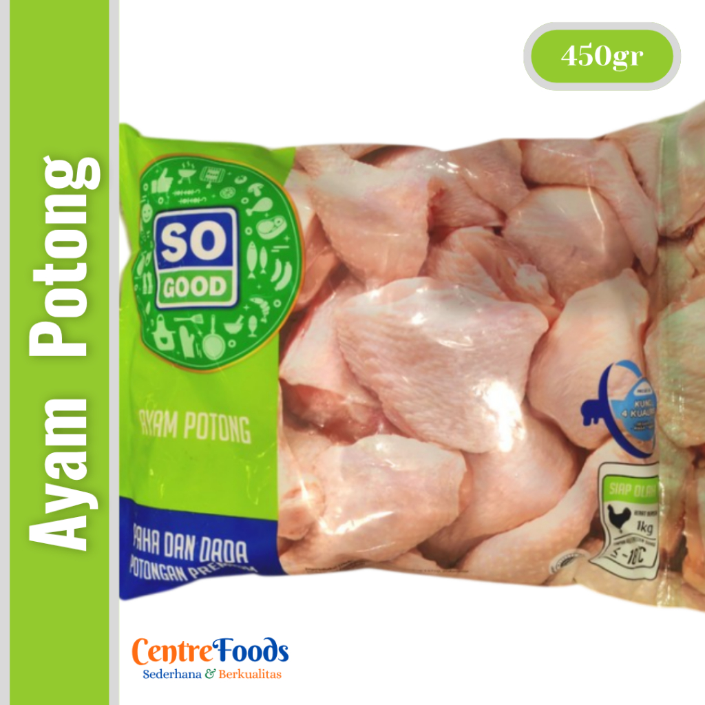 

Paha & Dada Potongan Premium - Ayam Potong SO GOOD | 1.000gr [ Harga Per BKS ]