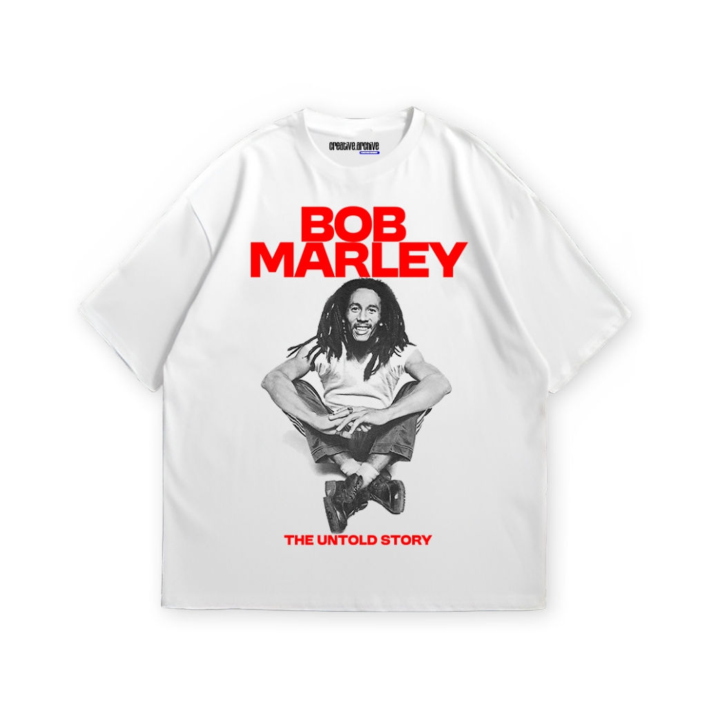 KAOSUN.ARCHIVE Kaos T-Shirt BOB MARLEY STORY | bob marley story KAOS BAJU MUSIK BOOTLEG BAJU KAOS BA