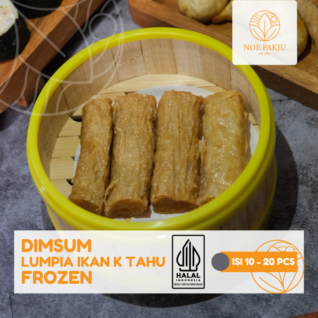 

Dimsum Lumpia Ikan Kulit Tahu Frozen Ala Noe Pakju