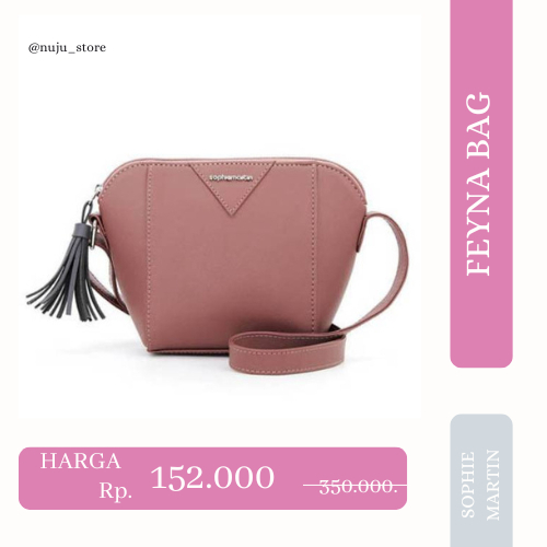 TAS SELEMPANG WANITA FEYNA T6085D1 SLING BAG KECIL HP SOPHIE MARTIN
