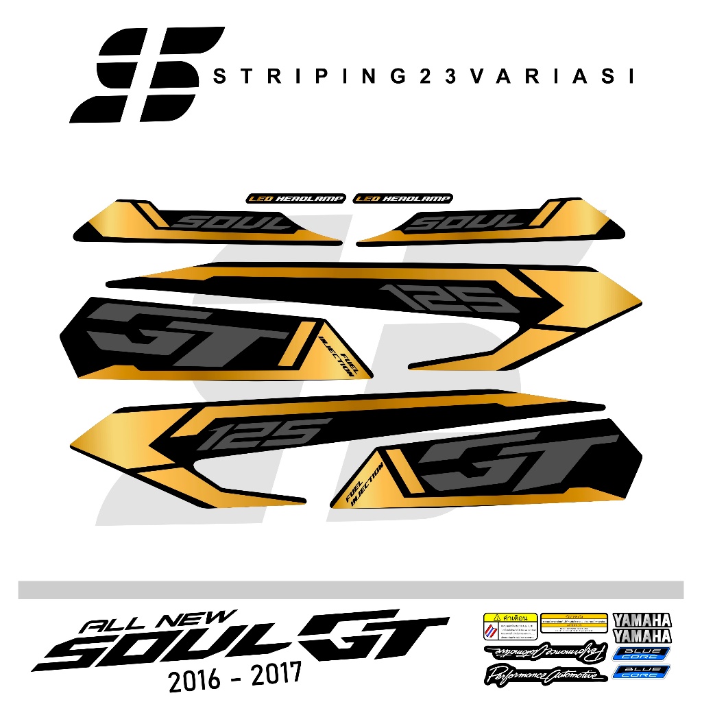 STIKER STRIPING MIO SOUL GT 125 ROBOT 2016-2017 GRAFIS VARIASI 004