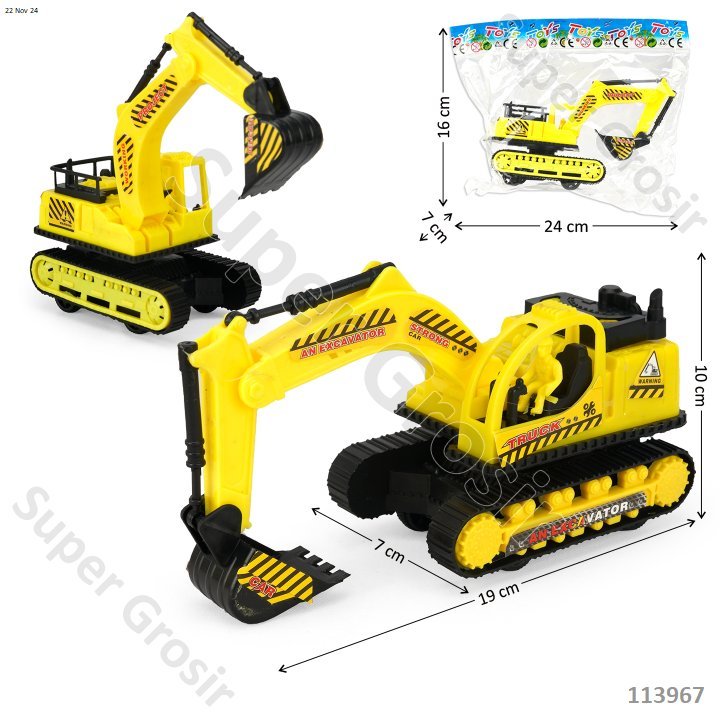 Mainan Anak Mainan Kendaraan Konstruksi Excavator  Excavator