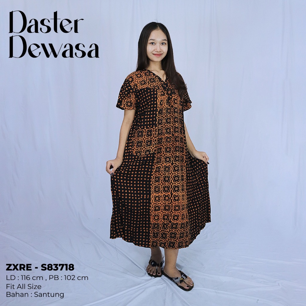 DASTER BATIK WANITA DASTER RUMAHAN DASTER REMAJA TERBARU RIA BATIK SOLO