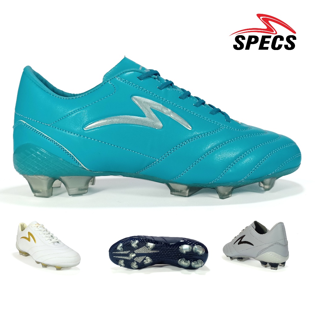 Sepatu Bola Specs Model Classic type Sol Bening daya cengkram kuat warna Biru Terbaru