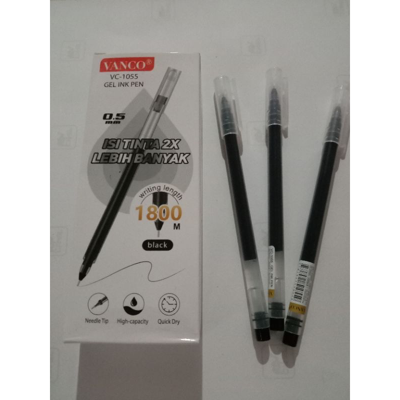 

Pen gel vanco/bulpen gel 1 pak isi 12