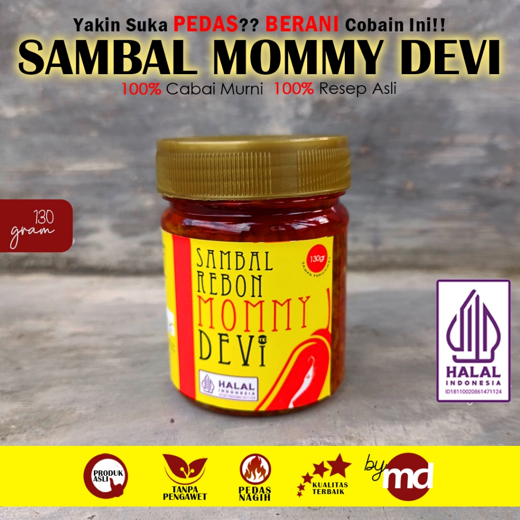 

Sambal Rebon Mommy Devi 130gram