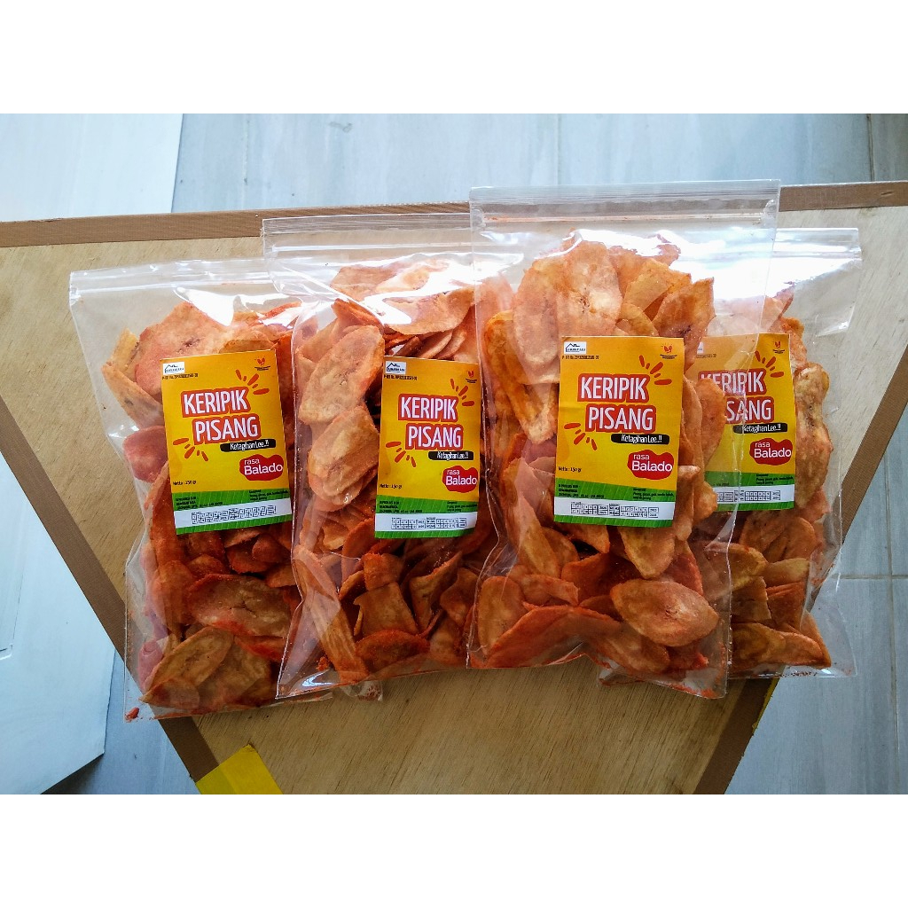 

500gr KERIPIK PISANG KAPAS [Asin gurih, Manis gurih, Balado, Rumput laut, Ayam barbeque]