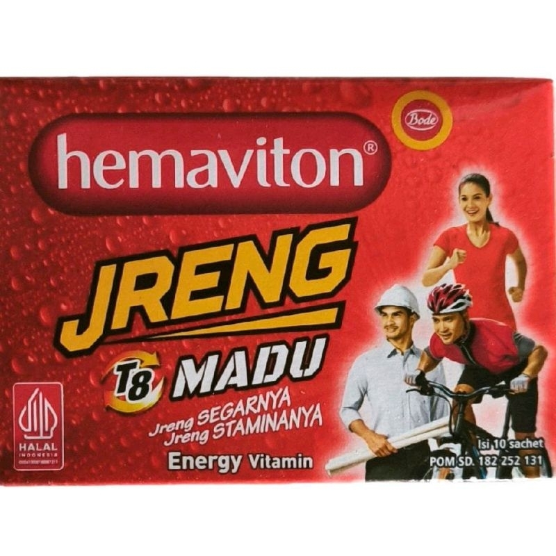 

Hemaviton jreng 1 kotak isi 10 sachet