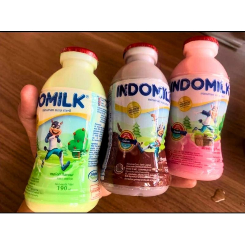 

SUSU INDOMILK UHT 190ml 4 Varian Rasa
