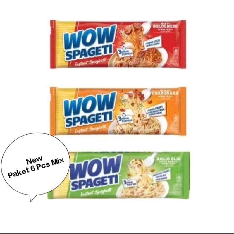 

MAYORA SPAGETI WOW MIX 6 PCS