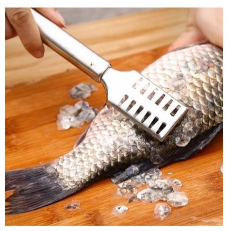 Sikat Sisik Ikan/Penghilang Sisik Ikan Stainless / Pembersih Sisik Ikan Stainless -GUDANESIA