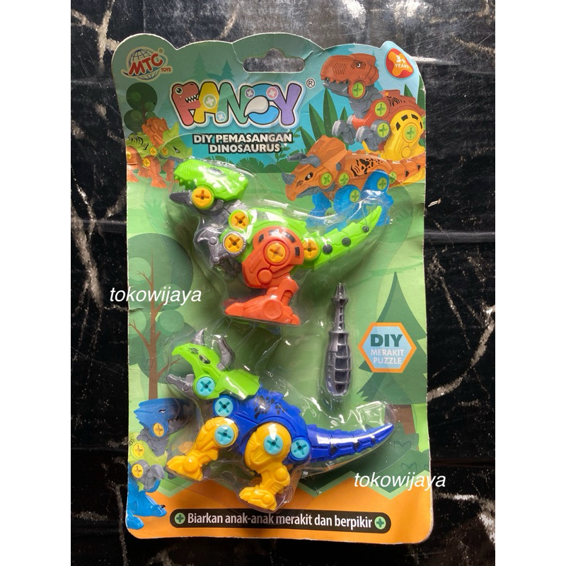 Mainan Anak DIY Fancy Dinosaurus Pres