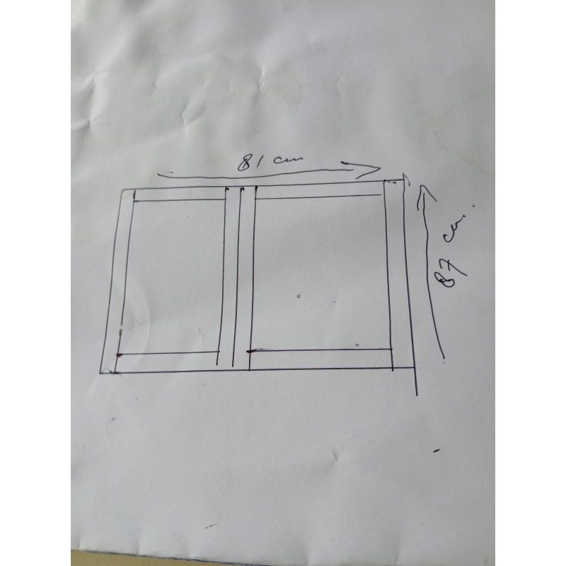 pintu kolong dapur minimalis kayu jati