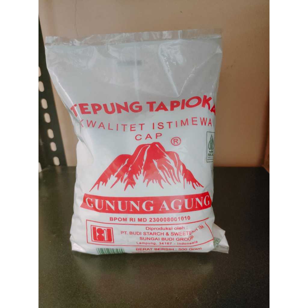 

Tepung Tapioka Cap Gunung Agung 500 gram