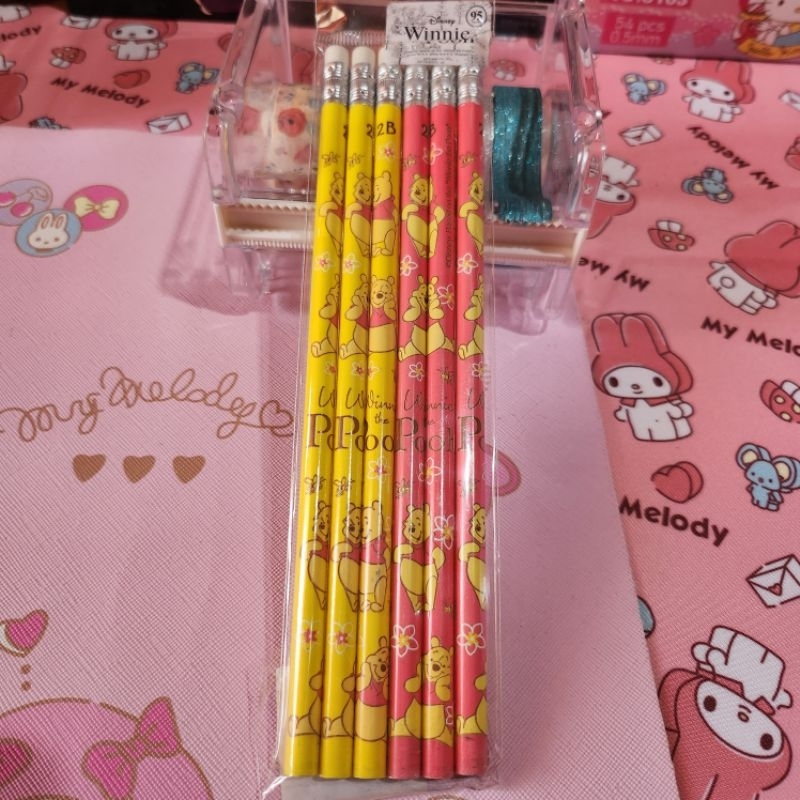 

Pensil Winnie The Pooh Set 6 Original Moshi Moshi Bangkok