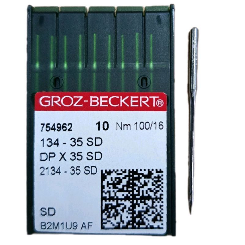 jarum DPx35 mesin jahit komputer DP x 35 SD nomor 16 GROZ BECKERT