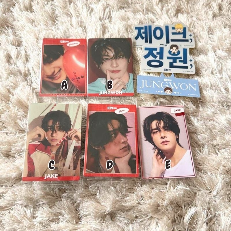 Enhypen pc Official Photocard heeseung jay Jake sunghoon sunoo jungwon Niki Bandai Namco wafer jepan