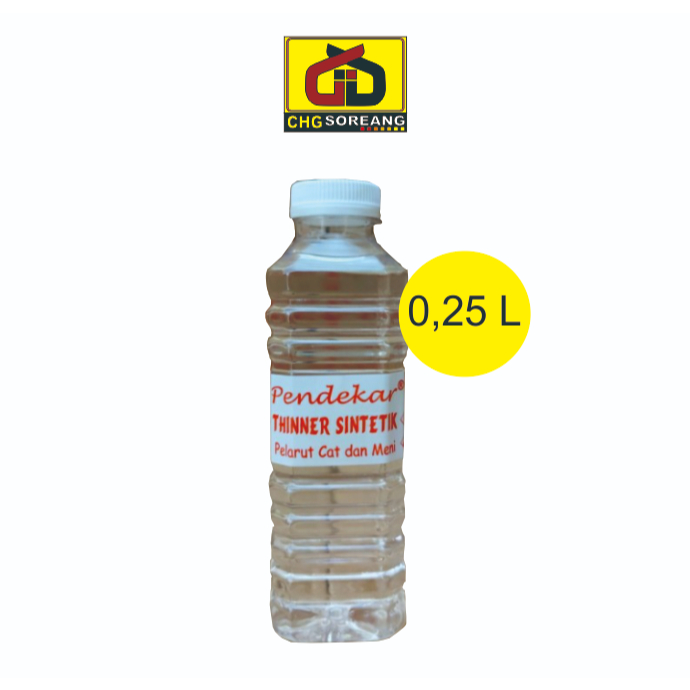 Thiner aqua / Thinner botol / Tiner botol pengencer cat