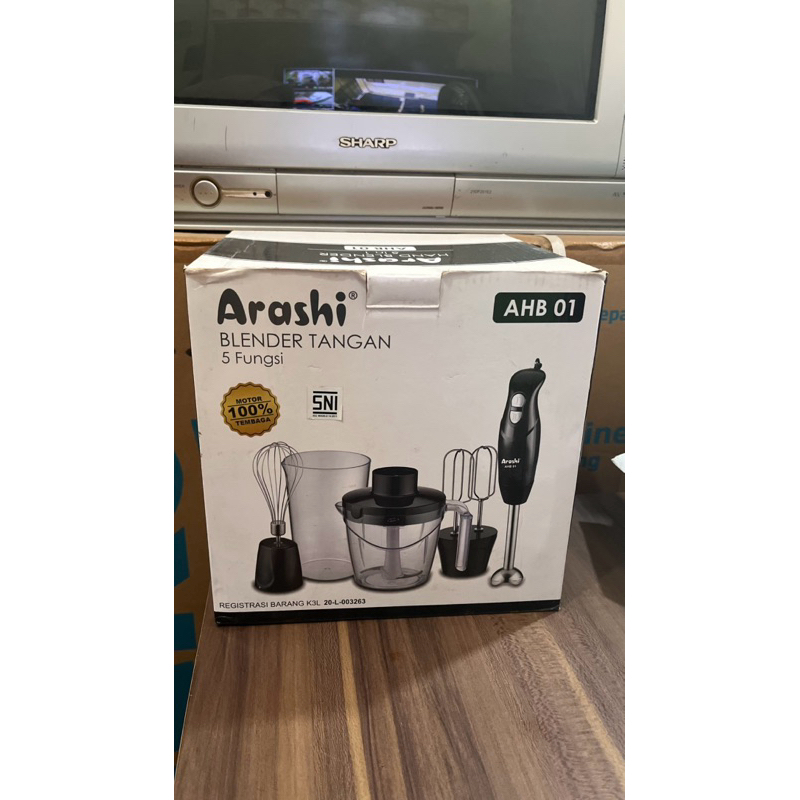 ARASHI BLENDER TANGAN 5 FUNGSI AHB-01