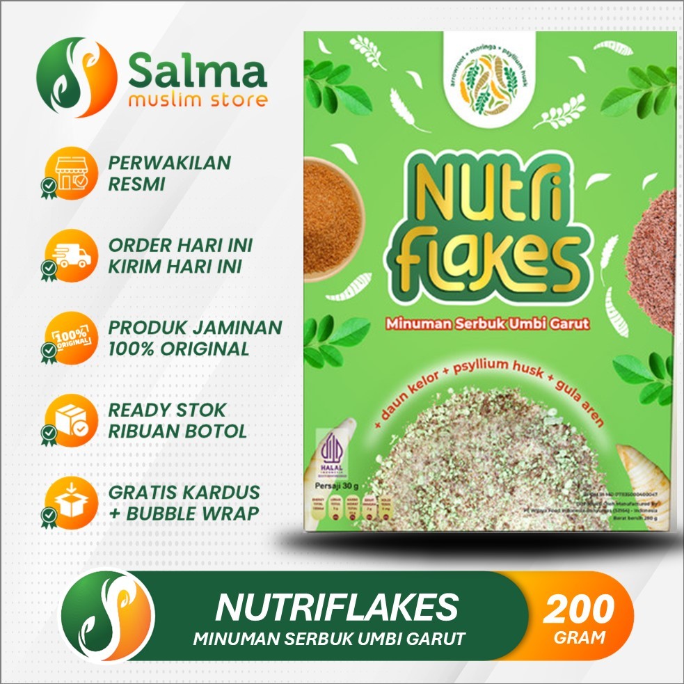 

Nutriflakes Sereal Umbi Garut - Ampuh Mengatasi Asam Lambung Maag Dan Gerd